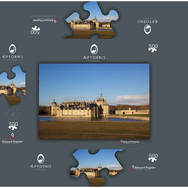 Chantilly Castle 500 Jigsaw Puzzle box 3D Modell