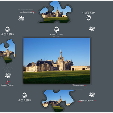 Chantilly Castel 500 Jigsaw Puzzle box 3D Modell