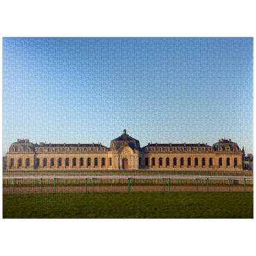 puzzleplate Chantilly Castel horse track building 1000 Jigsaw Puzzle