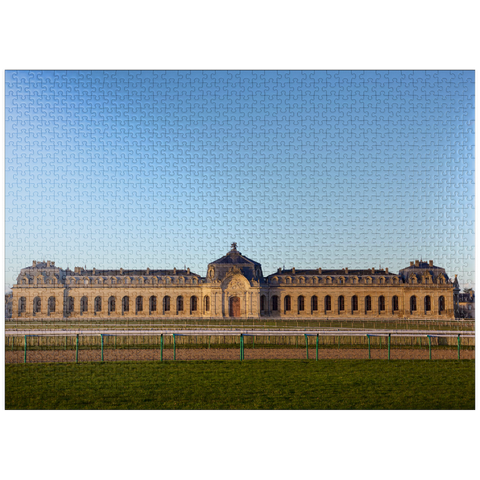 puzzleplate Chantilly Castel horse track building 1000 Jigsaw Puzzle