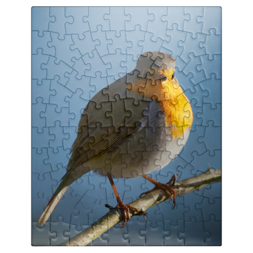 puzzleplate European Robin 100 Jigsaw Puzzle