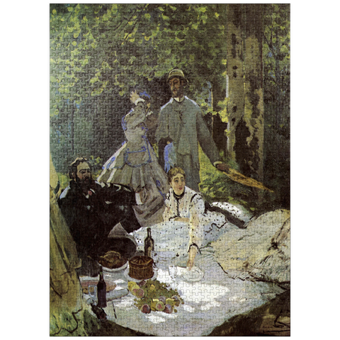 puzzleplate Claude Monet's Luncheon on the Grass (1865-1866) 1000 Jigsaw Puzzle
