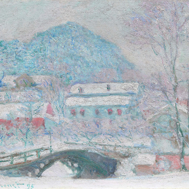 Sandvika, Norway (1895) by Claude Monet 1000 Jigsaw Puzzle 3D Modell