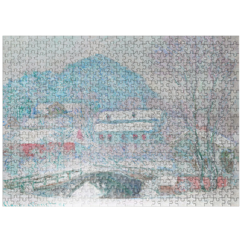 puzzleplate Sandvika Norway 1895 by Claude Monet 500 Jigsaw Puzzle