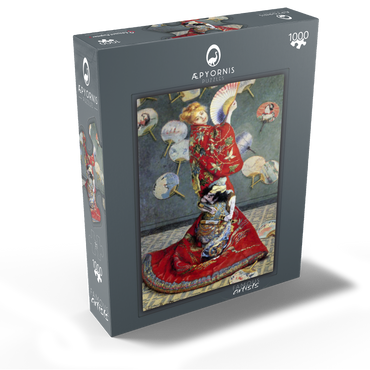Claude Monet's Camille Monet In Japanese Costume (1876) 1000 Jigsaw Puzzle box view1