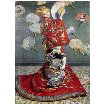puzzleplate Claude Monet's Camille Monet In Japanese Costume (1876) 1000 Jigsaw Puzzle