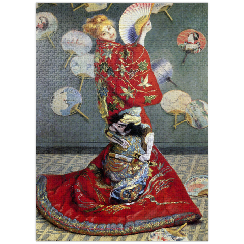 puzzleplate Claude Monet's Camille Monet In Japanese Costume (1876) 1000 Jigsaw Puzzle