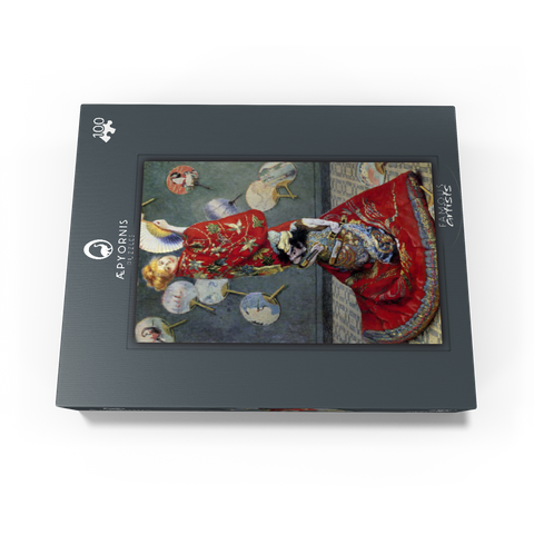 Claude Monets Camille Monet In Japanese Costume 1876 100 Jigsaw Puzzle box view1