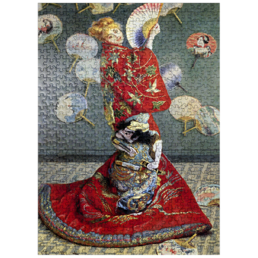 puzzleplate Claude Monets Camille Monet In Japanese Costume 1876 500 Jigsaw Puzzle