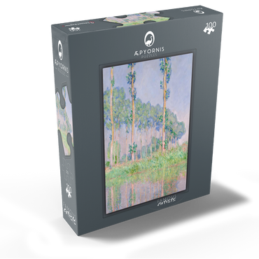 Claude Monets Poplars Pink Effect 1891 100 Jigsaw Puzzle box view1