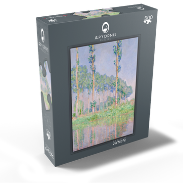 Claude Monets Poplars Pink Effect 1891 500 Jigsaw Puzzle box view1