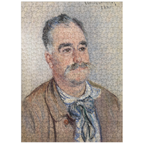 puzzleplate Portrait of Monsieur Coquette Father 1880 by Claude Monet 500 Jigsaw Puzzle