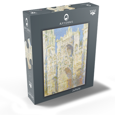 Rouen Cathedral, West Façade, Sunlight (1894) by Claude Monet 1000 Jigsaw Puzzle box view1