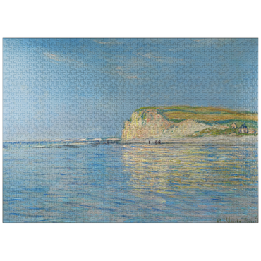 puzzleplate Low Tide at Pourville, near Dieppe (1882) by Claude Monet 1000 Jigsaw Puzzle