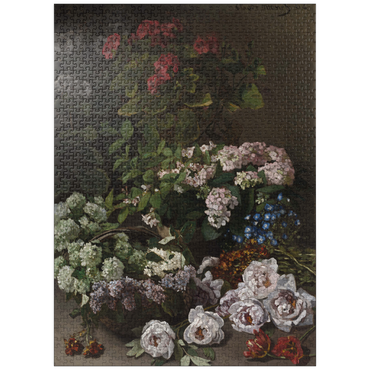 puzzleplate Spring Flowers (1864) by Claude Monet 1000 Jigsaw Puzzle