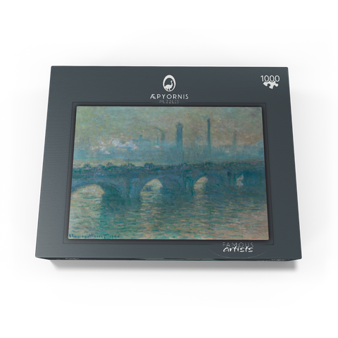 Waterloo Bridge, Gray Weather (1900) by Claude Monet 1000 Jigsaw Puzzle box view1