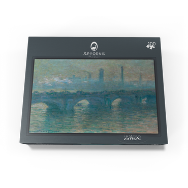 Waterloo Bridge Gray Weather 1900 by Claude Monet 100 Jigsaw Puzzle box view1