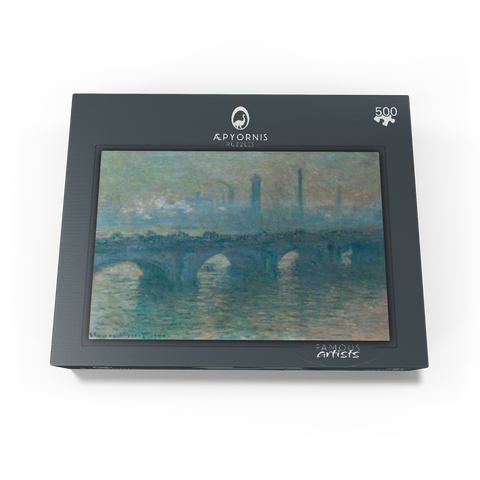 Waterloo Bridge Gray Weather 1900 by Claude Monet 500 Jigsaw Puzzle box view1