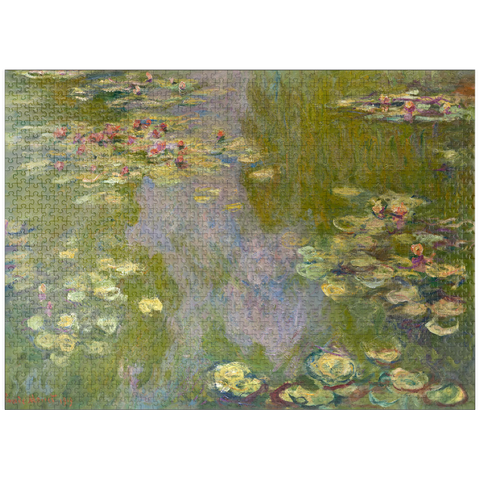 puzzleplate Water Lilies (1919) by Claude Monet 1000 Jigsaw Puzzle