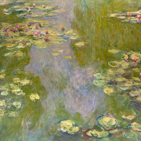 Water Lilies (1919) by Claude Monet 1000 Jigsaw Puzzle 3D Modell