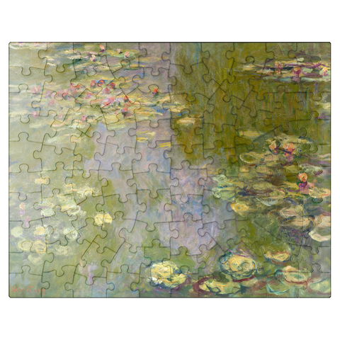 puzzleplate Water Lilies 1919 by Claude Monet 100 Jigsaw Puzzle