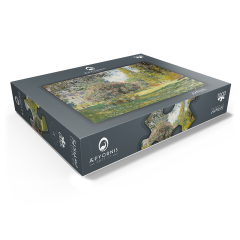 Landscape: The Parc Monceau (1876) by Claude Monet 1000 Jigsaw Puzzle box view1