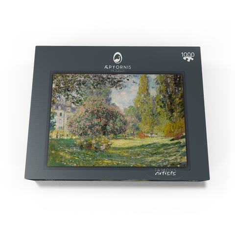Landscape: The Parc Monceau (1876) by Claude Monet 1000 Jigsaw Puzzle box view1