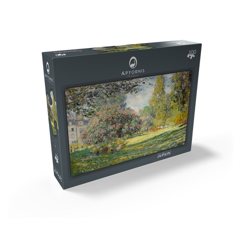 Landscape The Parc Monceau 1876 by Claude Monet 100 Jigsaw Puzzle box view1