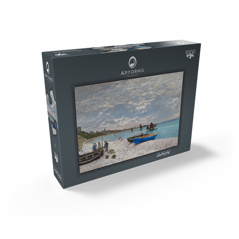 The Beach at Sainte-Adresse (1867) by Claude Monet 1000 Jigsaw Puzzle box view1