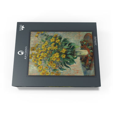 Jerusalem Artichoke Flowers (1880) by Claude Monet 1000 Jigsaw Puzzle box view1