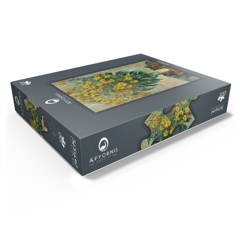 Jerusalem Artichoke Flowers 1880 by Claude Monet 100 Jigsaw Puzzle box view1