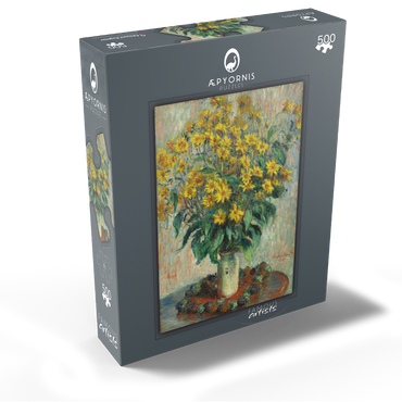 Jerusalem Artichoke Flowers 1880 by Claude Monet 500 Jigsaw Puzzle box view1