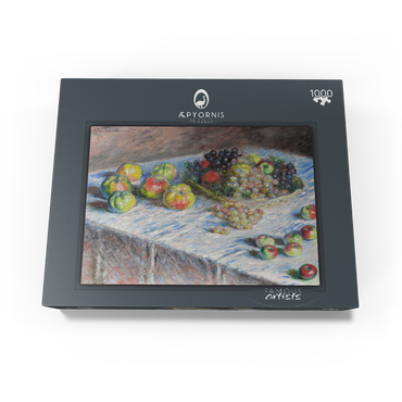 Apples and Grapes (1880) by Claude Monet 1000 Jigsaw Puzzle box view1