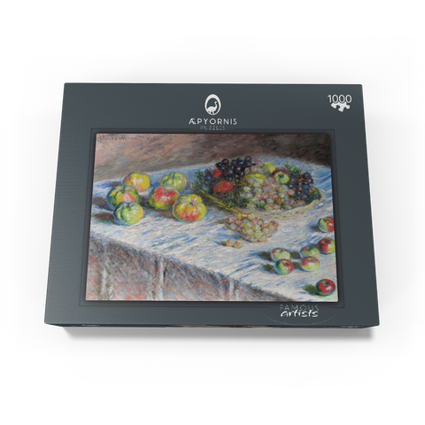 Apples and Grapes (1880) by Claude Monet 1000 Jigsaw Puzzle box view1