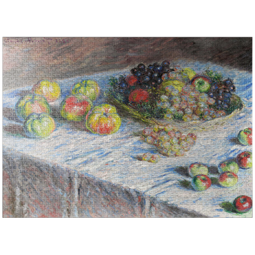 puzzleplate Apples and Grapes (1880) by Claude Monet 1000 Jigsaw Puzzle