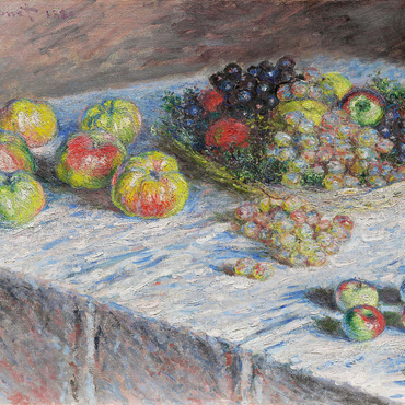 Apples and Grapes (1880) by Claude Monet 1000 Jigsaw Puzzle 3D Modell