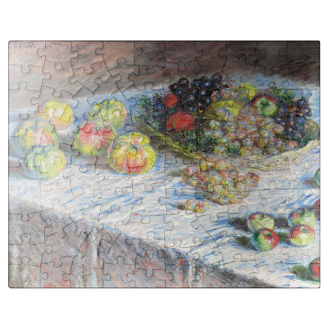 puzzleplate Apples and Grapes 1880 by Claude Monet 100 Jigsaw Puzzle