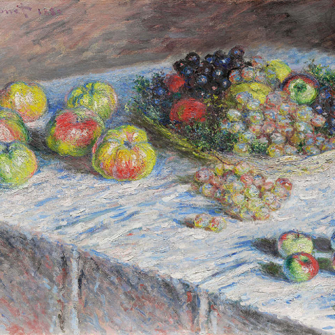 Apples and Grapes 1880 by Claude Monet 100 Jigsaw Puzzle 3D Modell