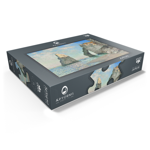 Claude Monet's The Cliffs at Étretat (1885) 1000 Jigsaw Puzzle box view1