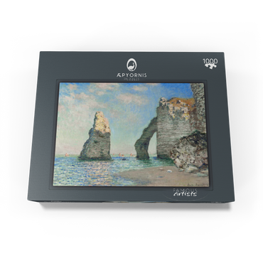 Claude Monet's The Cliffs at Étretat (1885) 1000 Jigsaw Puzzle box view1