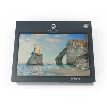 Claude Monets The Cliffs at Étretat 1885 100 Jigsaw Puzzle box view1