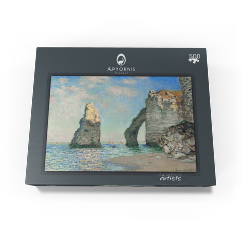 Claude Monets The Cliffs at Étretat 1885 500 Jigsaw Puzzle box view1