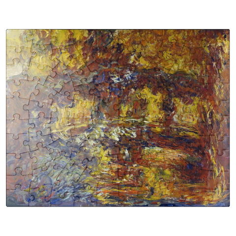 puzzleplate Claude Monets The Japanese Footbridge ca 1920-1922 100 Jigsaw Puzzle