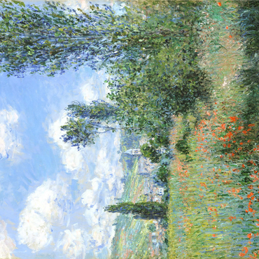 View of Vétheuil (1880) by Claude Monet 1000 Jigsaw Puzzle 3D Modell