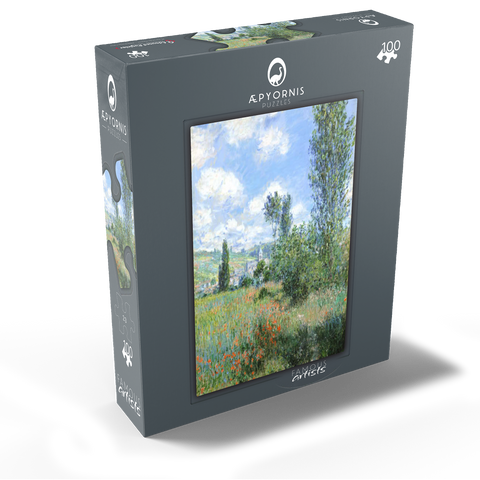 View of Vétheuil 1880 by Claude Monet 100 Jigsaw Puzzle box view1
