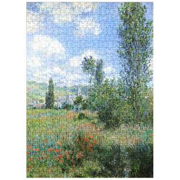 puzzleplate View of Vétheuil 1880 by Claude Monet 500 Jigsaw Puzzle