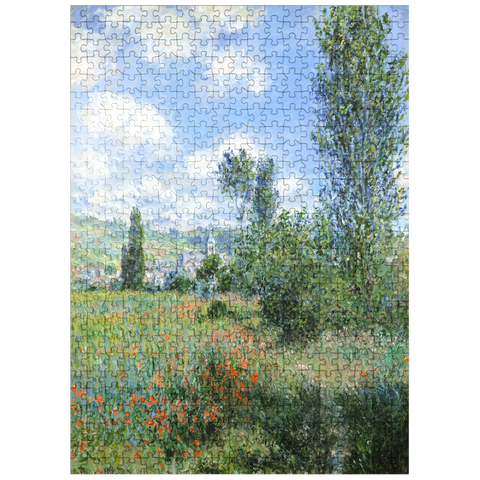 puzzleplate View of Vétheuil 1880 by Claude Monet 500 Jigsaw Puzzle
