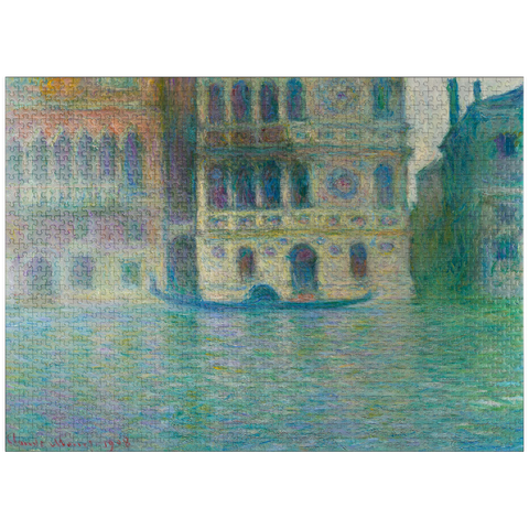 puzzleplate Venice, Palazzo Dario (1908) by Claude Monet 1000 Jigsaw Puzzle