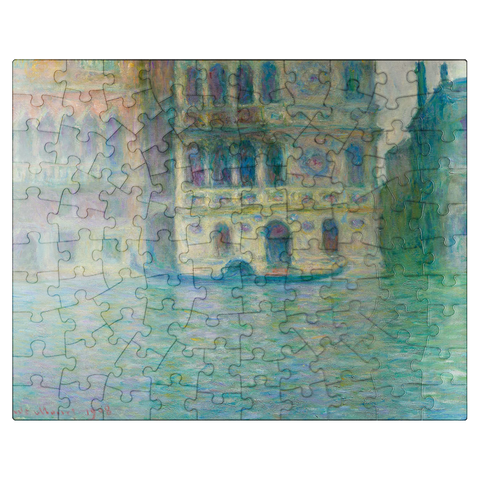 puzzleplate Venice Palazzo Dario 1908 by Claude Monet 100 Jigsaw Puzzle