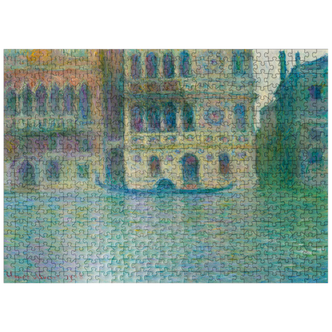 puzzleplate Venice Palazzo Dario 1908 by Claude Monet 500 Jigsaw Puzzle